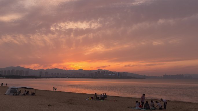 九龙湾日落延时