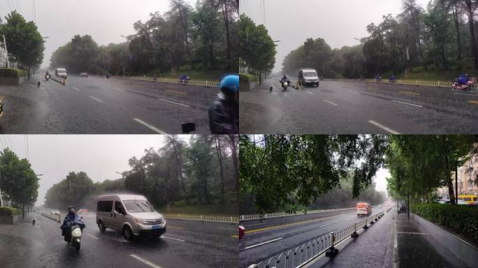 梅雨季下暴雨