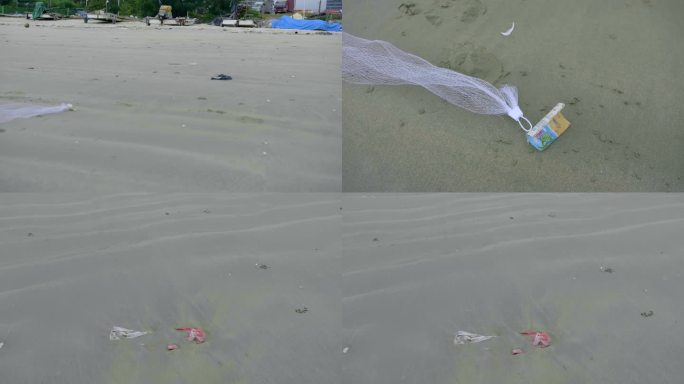 沙滩垃圾