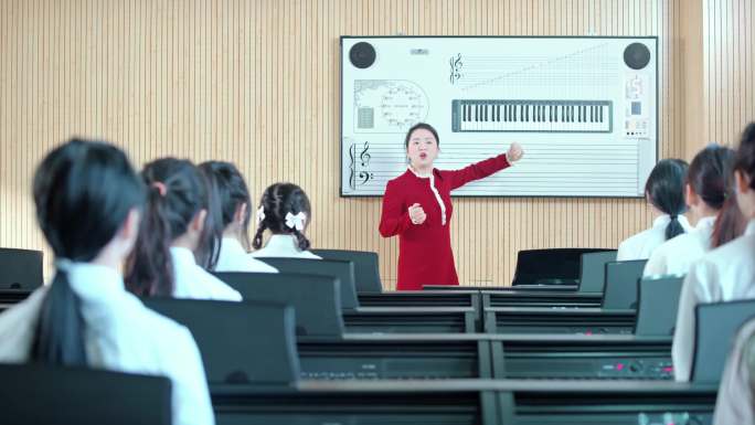 【4K】大学美女老师演奏钢琴