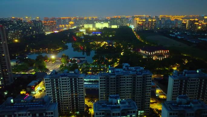 青枫公园日夜景