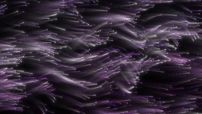 紫色粒子光丝游散