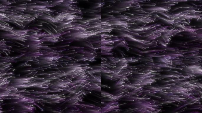 紫色粒子光丝游散