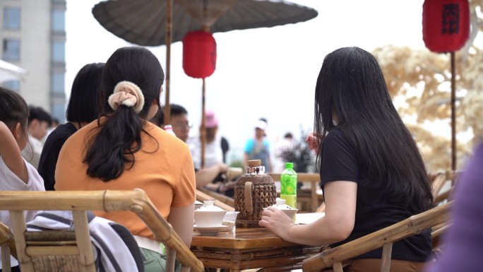 喝茶、茶馆、休闲慢生活