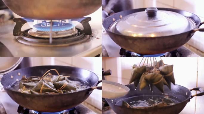 端午节粽子-煮粽子过程