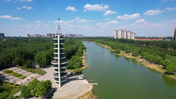 【4K德州】减河湿地风景区