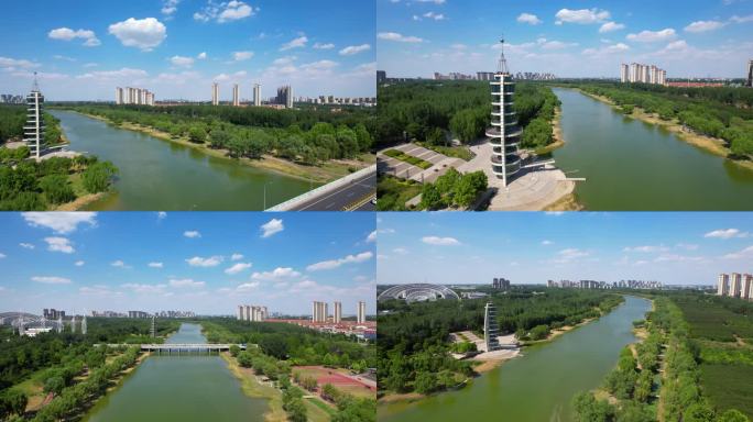 【4K德州】减河湿地风景区