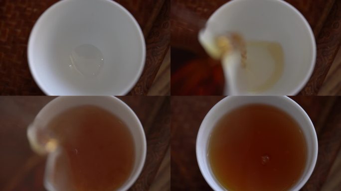 茶具倒茶意象化镜头警示教育片送礼