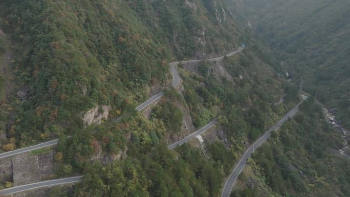 皖南山区古道航拍