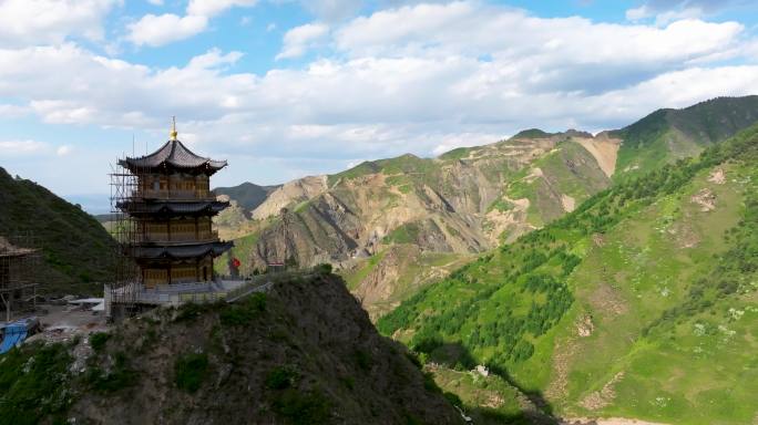 山西繁峙兰若寺航拍