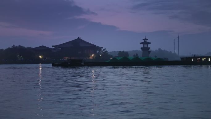 上海浦江之首旅游景区夜景