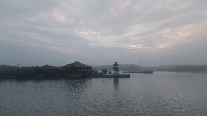 上海浦江之首日落美景