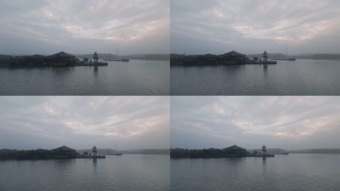 上海浦江之首日落美景