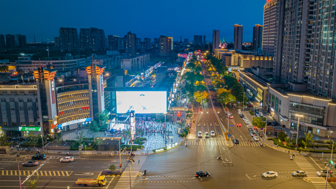 常州汉江路夜景