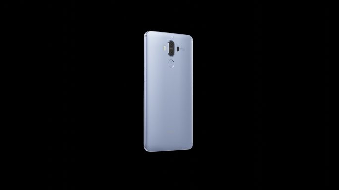 华为Huawei Mate 9蓝手机透明