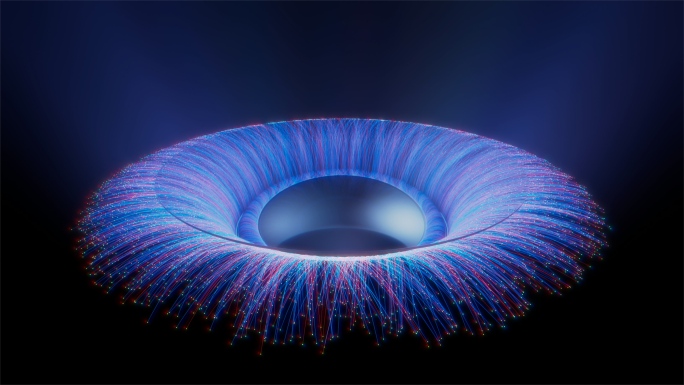 科技粒子光线瞳孔生长