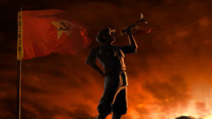 红军过草地雪山