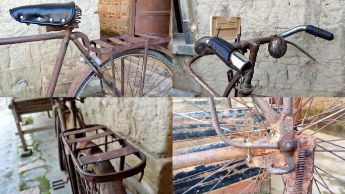 老款自行车儿时回忆年代回忆怀旧摆放老单车
