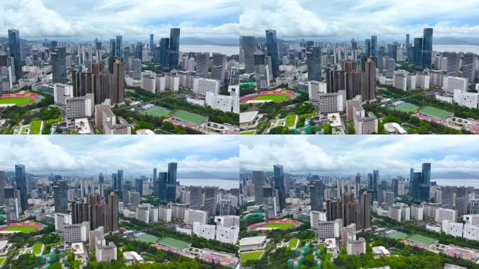 【正版4K素材】南山软件产业园航拍8