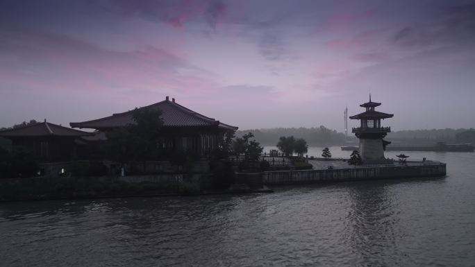 上海浦江之首江河自然美景