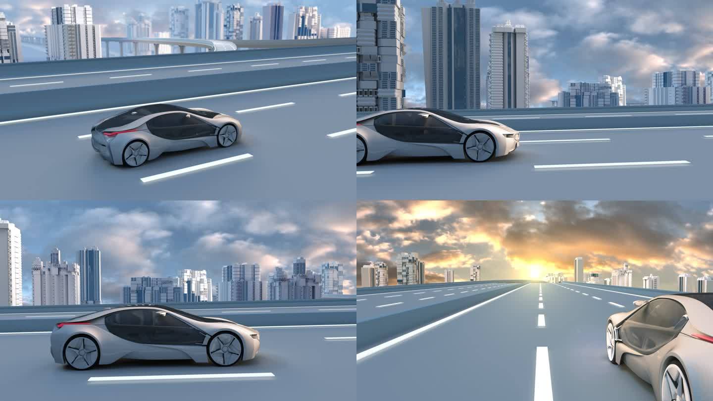 新能源汽车自动驾驶素材