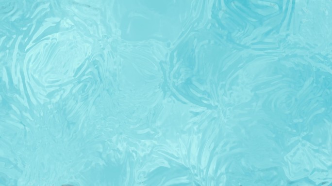 蓝色冰面油墨水面流体流动