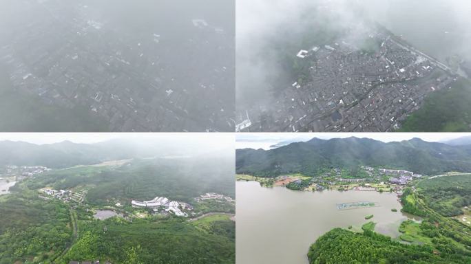 宁波东钱湖 韩岭老街航拍