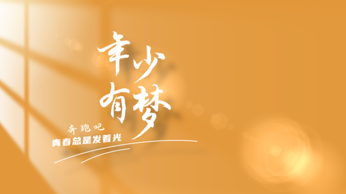 【原创】极简光影党政篇章标题文字片头