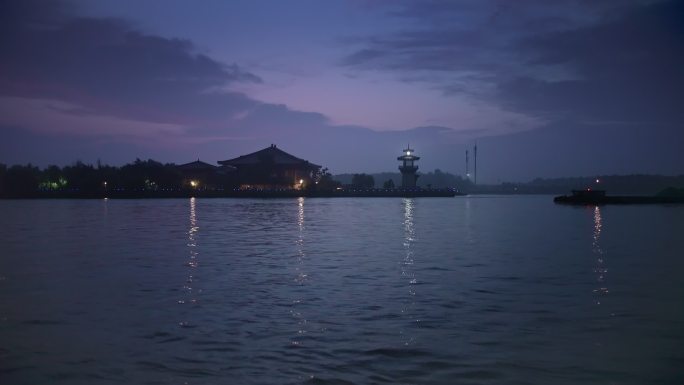 上海浦江之首旅游景区夜景