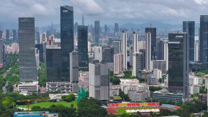 【正版4K素材】南山软件产业园航拍21