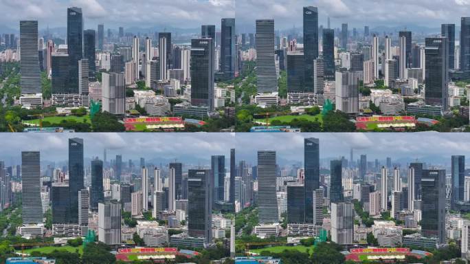 【正版4K素材】南山软件产业园航拍21