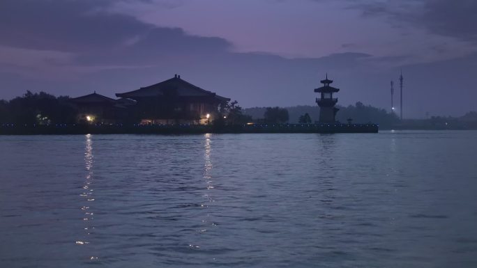 上海浦江之首旅游景区夜景