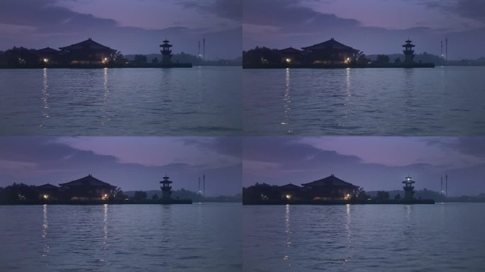 上海浦江之首旅游景区夜景