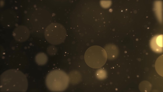 4K金色粒子光斑背景视频