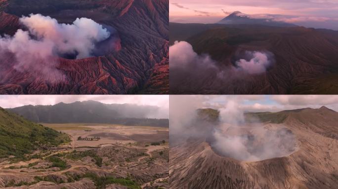 布罗莫火山 清晨活火山