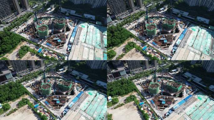 深圳湾超级总部基地 建设施工