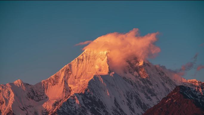 贡嘎雪山延时