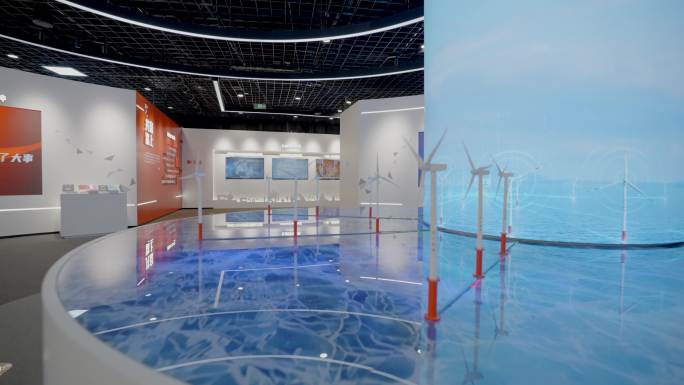 「有版权」原创海上风力发电模型合集4K
