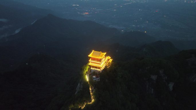 秦岭 终南山 南五台 云海 航拍