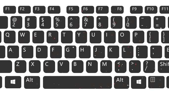简约黑白键盘动画模板