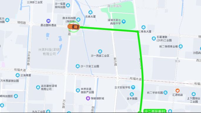 汽车地图导航【无插件】