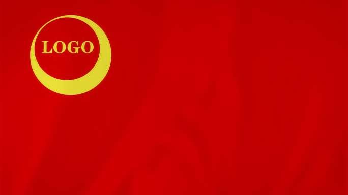 红色旗帜替换logo1版