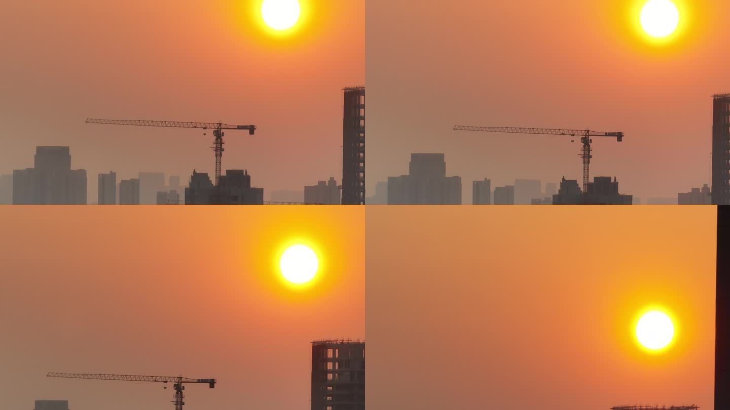 都市日落