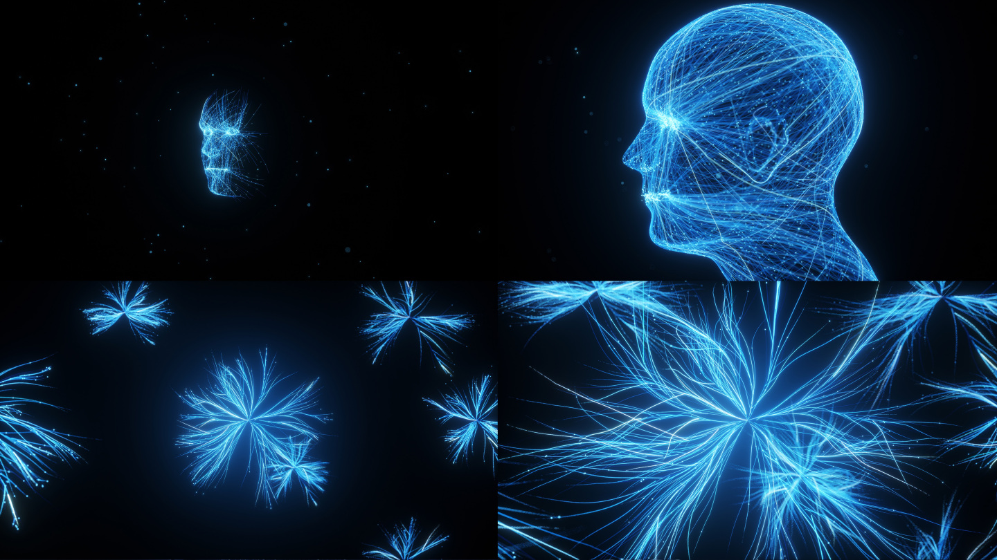 粒子AI人工智能大脑神经视频