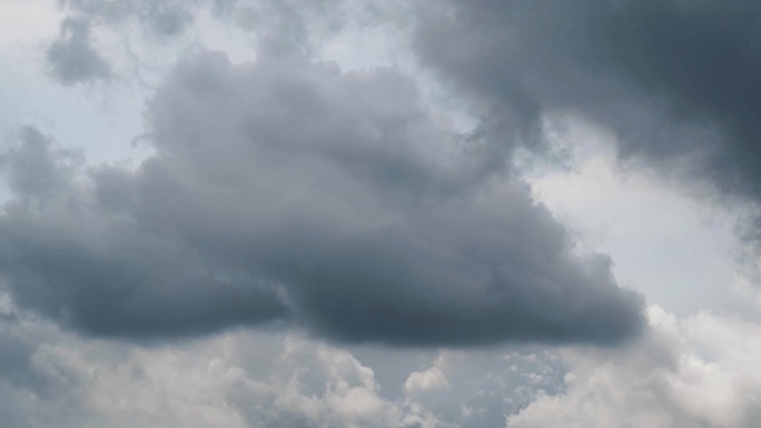 多云天气雨后天空阴天乌云延时云层天气变化