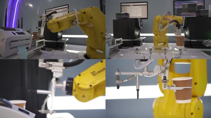 大学智造创新工厂自动咖啡机工业智能机器人