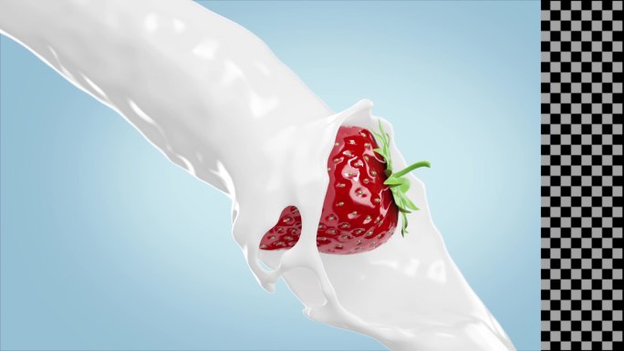 草莓牛奶碰撞带通道