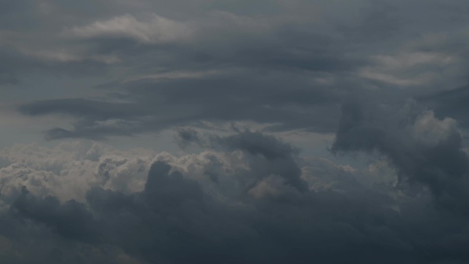 多云天气雨后天空阴天乌云延时云层天气变化