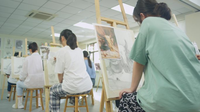 【4K】美术素描 学习画画