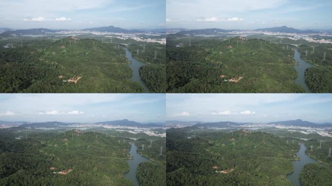 深圳宝安凤凰山森林公园石岩湖方向